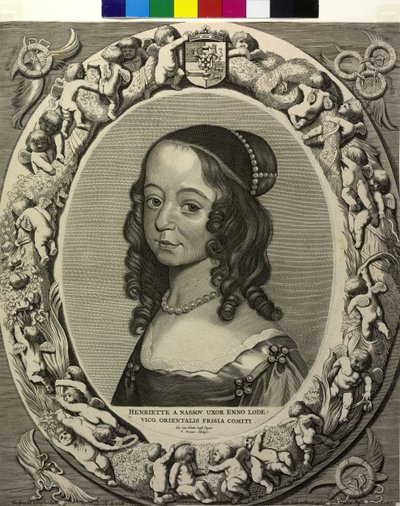 Princesa de Orange Henriette Katharina de Cornelis Visscher