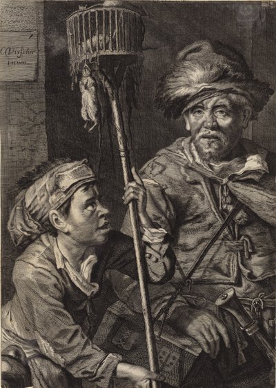 Cazadores de ratas de Cornelis Visscher