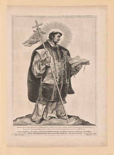 San Marcelino, de Santos de los Países Bajos del Norte y del Sur de Cornelis Visscher