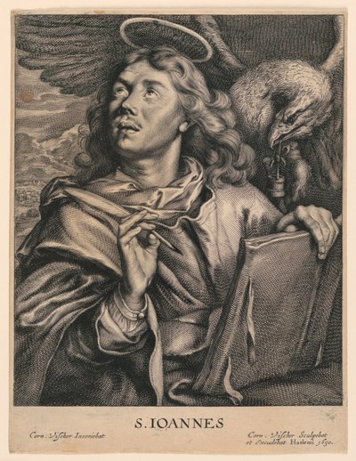 San Juan Evangelista (S. Ioannes) de Cornelis Visscher