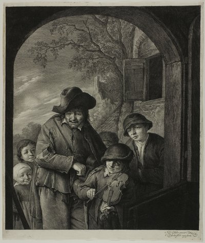 El zanfonista de Cornelis Visscher