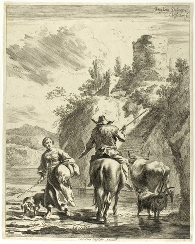 El paso del río de Cornelis Visscher