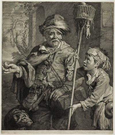 El cazador de ratas de Cornelis Visscher