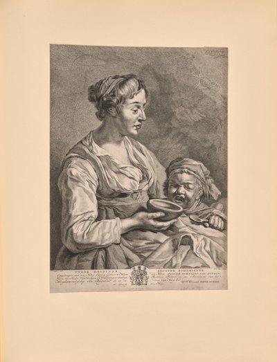La segunda bohemia (Second Heidinne - Seconde Bohemienne) de Cornelis Visscher