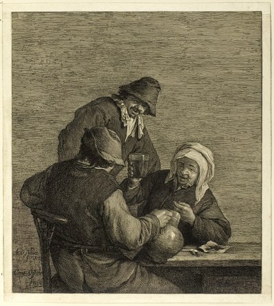 Los Bebedores de Cornelis Visscher