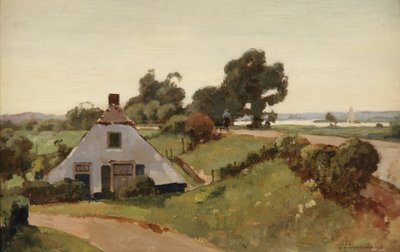 Bij den Dijk; casa de campo cerca del río IJssel, 1935 de Cornelis Vreedenburgh