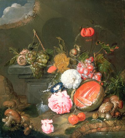 Una naturaleza muerta de Cornelis de Heem