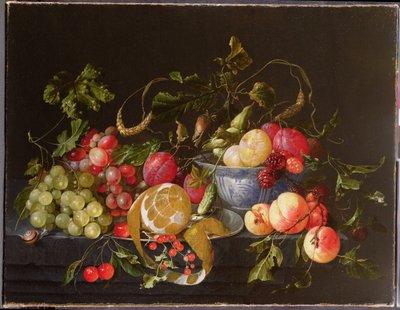 Una naturaleza muerta de frutas de Cornelis de Heem