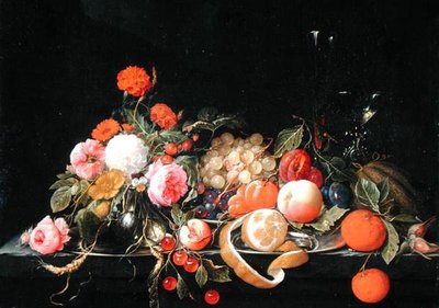 Flores y naturaleza muerta de Cornelis de Heem