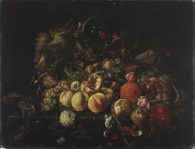 Bodegón con flores y frutas de Cornelis de Heem