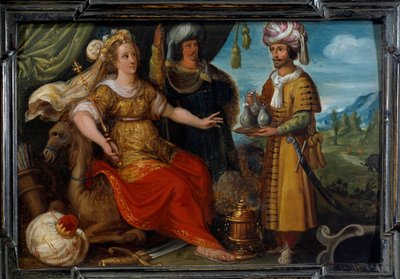 Las cuatro partes del mundo: Asia. Pintura de Cornelis De Baellieur (1607-1671), escuela flamenca de Cornelis de I Baellieur
