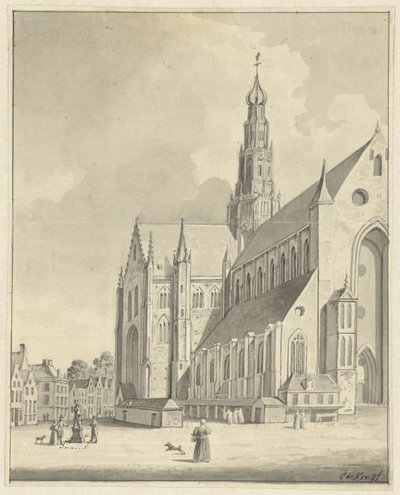 El San Bavón en Haarlem de Cornelis de Kruyff