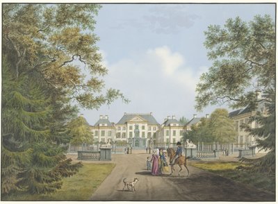 Vista del palacio Het Loo de Cornelis de Kruyff