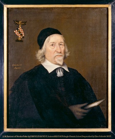 Retrato de un hombre, llamado Nicholas Fiske de Cornelis de Neve
