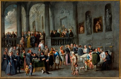 Ciclo de las Siete Obras de Misericordia Corporal: Visitar a los enfermos de Cornelis de Wael