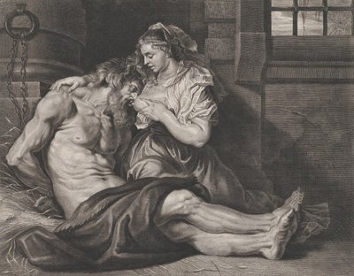 Cimón y Pero, ca. 1650-80 de Cornelis van Caukercken