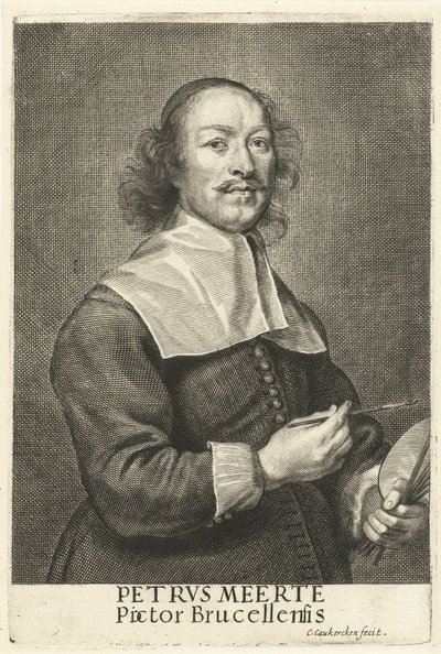 Retrato del pintor Petrus Meerte de Cornelis van Caukercken