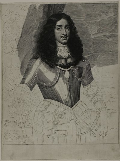 Carlos II, Rey de Inglaterra de Cornelis van Dalen II