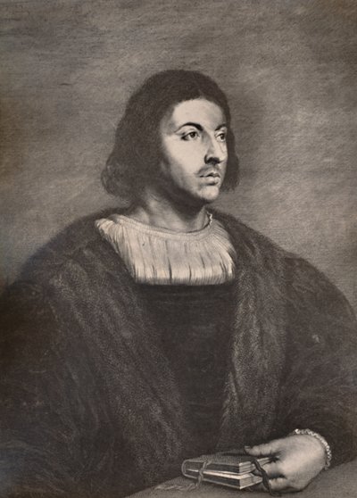 Giovanni Boccaccio, escritor, poeta y humanista renacentista italiano, siglo XVII de Cornelis van Dalen II