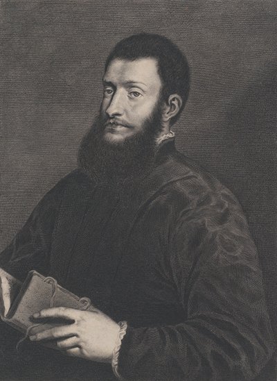 Retrato de Pietro Aretino, ca. 1655-1660 de Cornelis van Dalen II