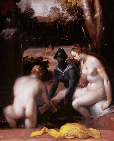 Betsabé en su retrete de Cornelis van Haarlem