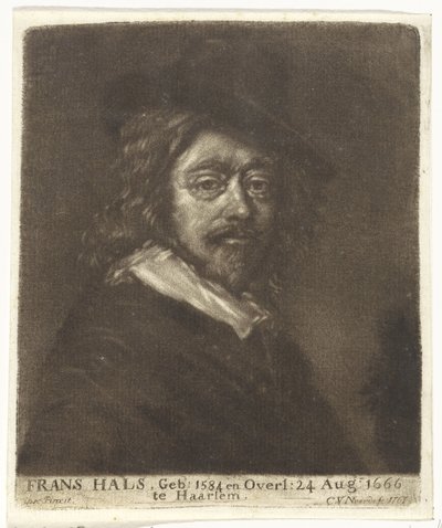 Retrato de Frans Hals con sombrero de Cornelis van Noorde (attributed to workshop of)
