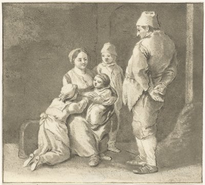 grupo de figuras de Cornelis van Noorde
