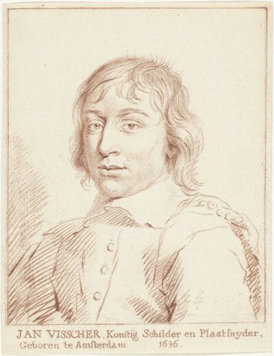 Retrato de Jan de Visscher de Cornelis van Noorde