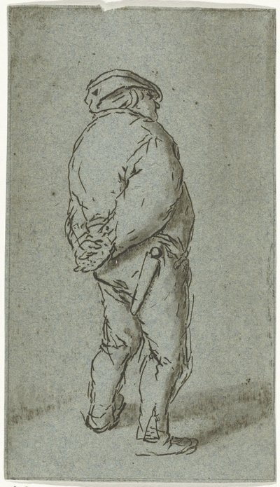 hombre de pie de Cornelis van Noorde