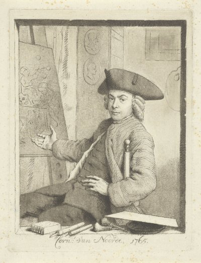 Autorretrato de Cornelis van Noorde de Cornelis van Noorde