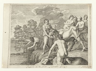 Júpiter ajusticia a Europa
Metamorfosis de Ovidio (título de la serie) de Cornelis van Poelenburch (possibly)