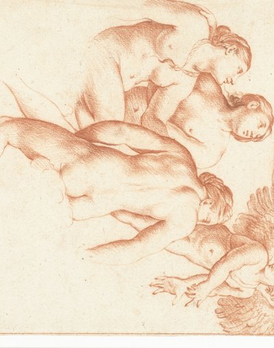 El amor y las tres gracias de Cornelis van Poelenburch