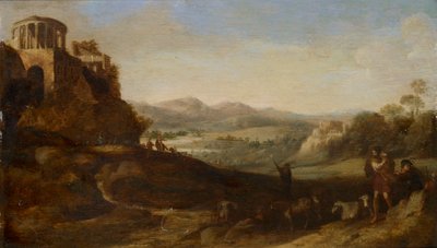 Pastores en la Campagna de Cornelis van Poelenburgh