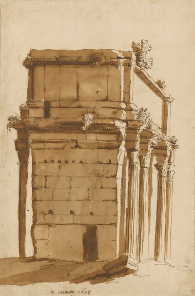 Arco de Septimio Severo, Roma de Cornelis van Poelenburgh