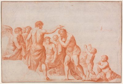 El Bautismo de Cristo de Cornelis van Poelenburgh