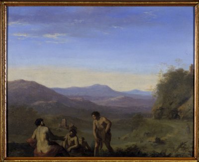 Paisaje arcadiano de Cornelis van Poelenburgh or Poelenburch