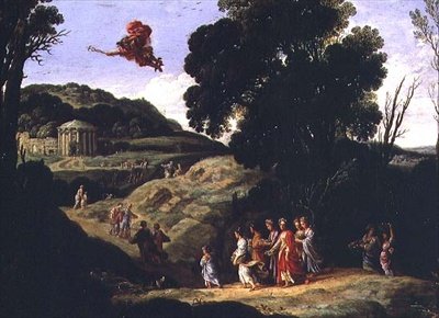 Bacanal de Cornelis van Poelenburgh or Poelenburch