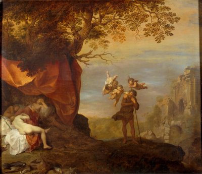 Cimón e Ifigenia, 1630-1640 de Cornelis van Poelenburgh or Poelenburch