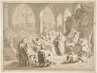 Cristo como niño de 12 años en el templo de Cornelis van der Griendt