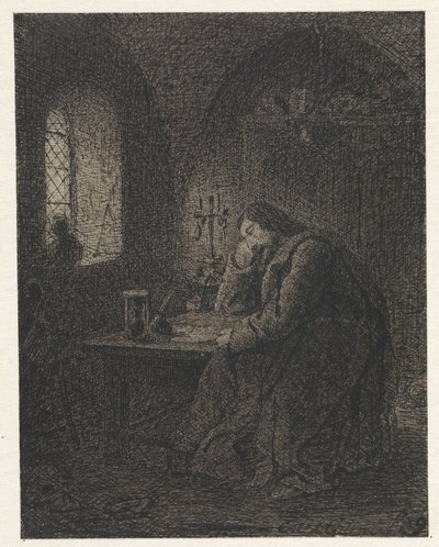 Becario en la sala de estudio de Cornelis van der Griendt
