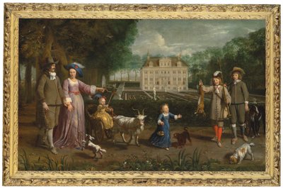 Retrato de grupo de una familia de Cornelius Holsteyn