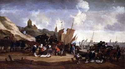 El mercado de pescado de Cornelius Hubert Van Meurs