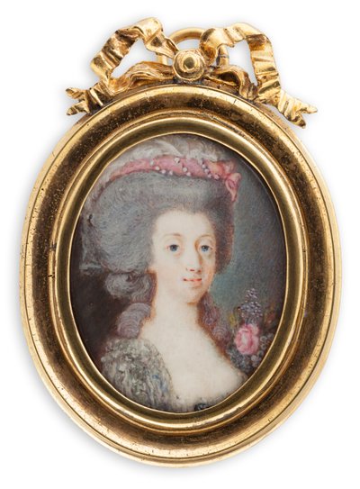 Retrato de Sofía Magdalena de Dinamarca 1746-1813, Reina de Suecia de Cornelius Høyer