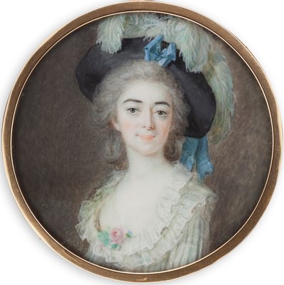 Retrato de la bailarina Giovanna Bassi 1762-1834, c. 1780 de Cornelius Høyer