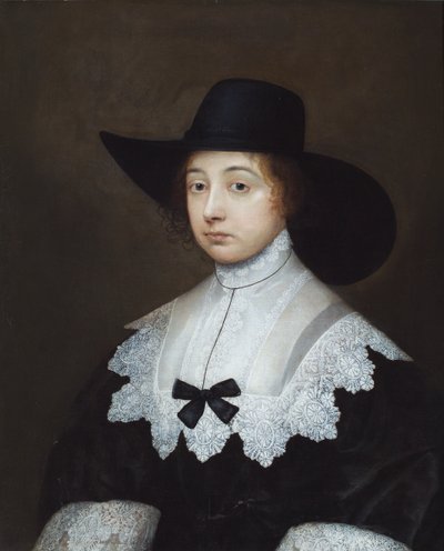 Retrato de Dorothy Sydney, Condesa de Leicester (pintura al óleo) de Cornelius I Johnson