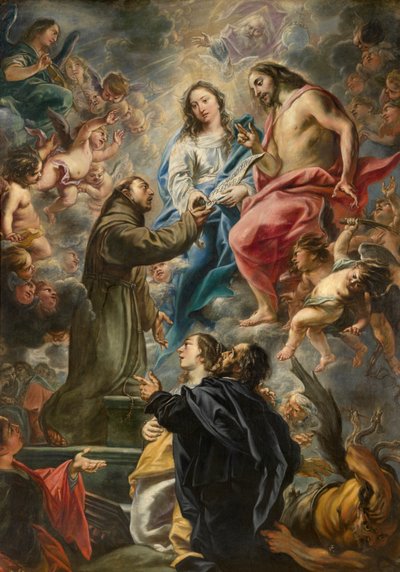 Porciúncula (óleo sobre lienzo) de Cornelius I Schut