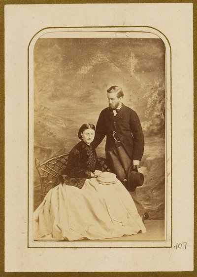 [Duque y Duquesa de St Albans] de Cornelius Jabez Hughes
