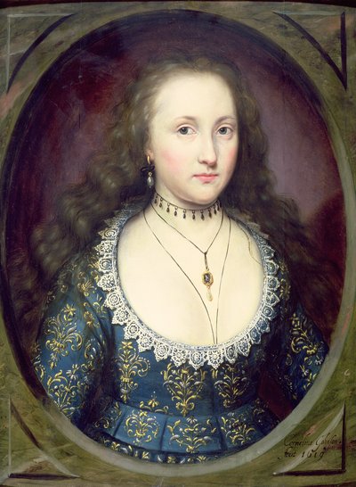 Retrato de una dama llamada Mary, condesa de Pembroke, 1619 de Cornelius Janssen van Ceulen
