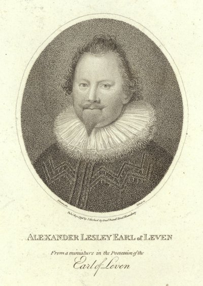 Retrato de Alexander Leslie, Conde de Leven de Cornelius Janssen van Ceulen
