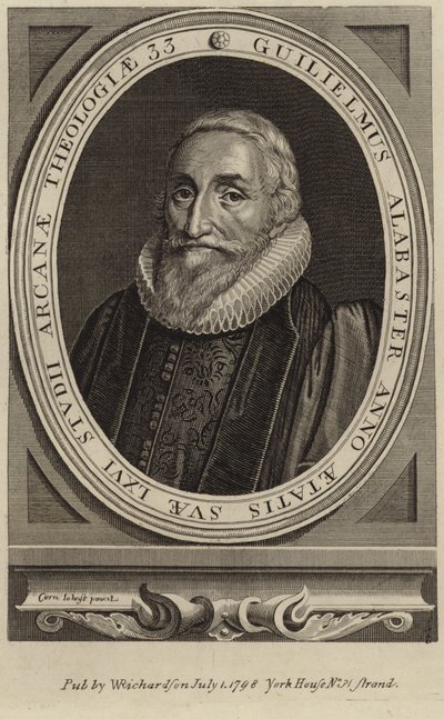 Retrato de William Alabaster de Cornelius Janssen van Ceulen